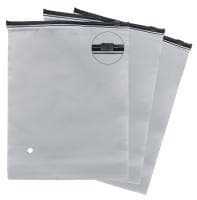 Пакет Zip Lock (140 мкм) матовый с черным бегунком слайдер, 35*45 см
