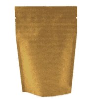 Крафт пакет дой-пак зип-лок, 200*300 (45+45) мм